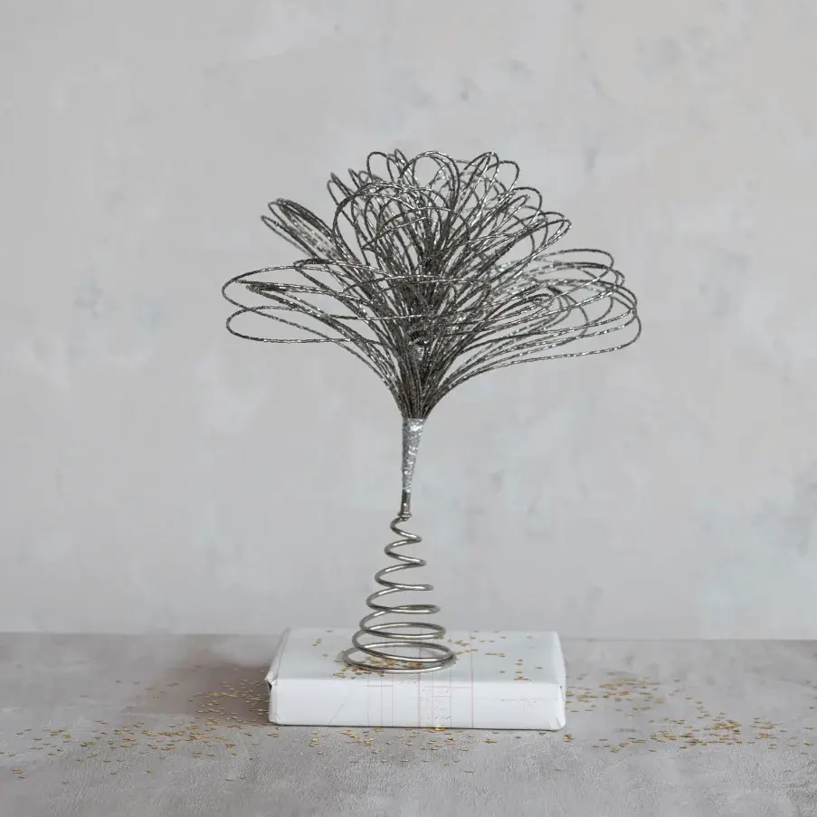 Alloy & Glass Bead Tree Topper