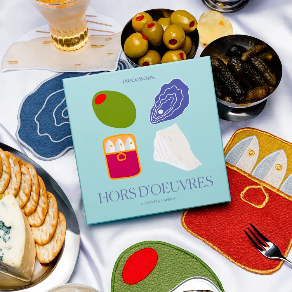 Linen Blend Hors D'Oeuvres Cocktail Napkins