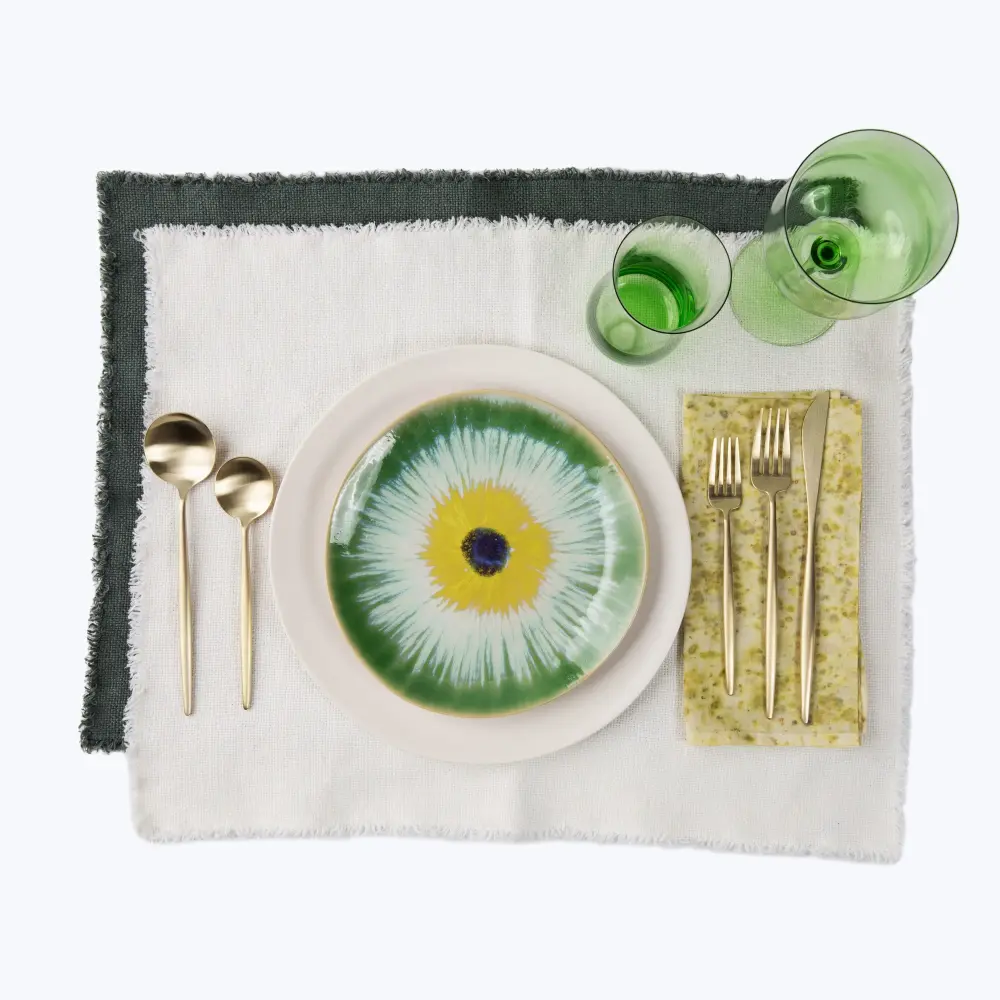 Quick-Dry Hibiscus + Marigold Cotton Voile Napkin