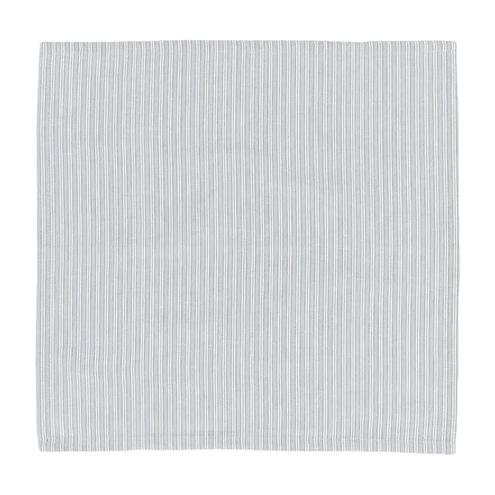 Woven Striped Napkin - Grey (Pack 4)
