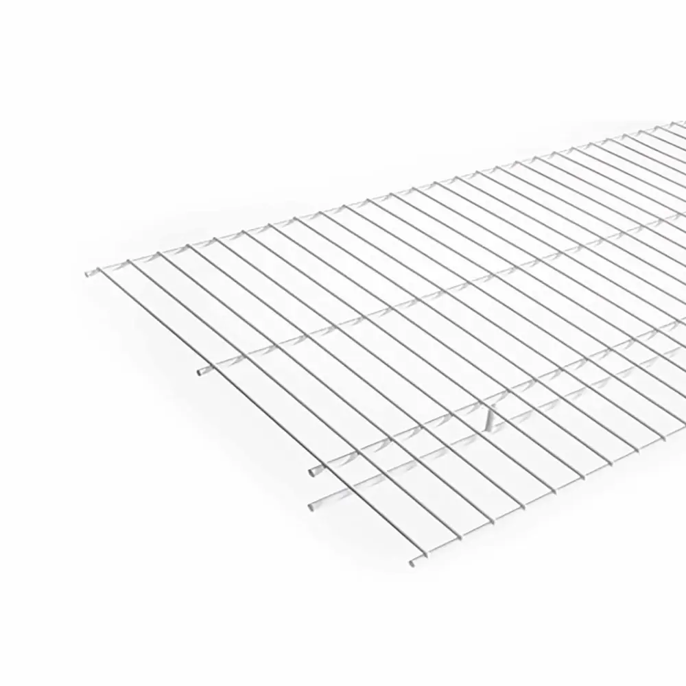 White Metal Coat Rack, 16'' x 96''