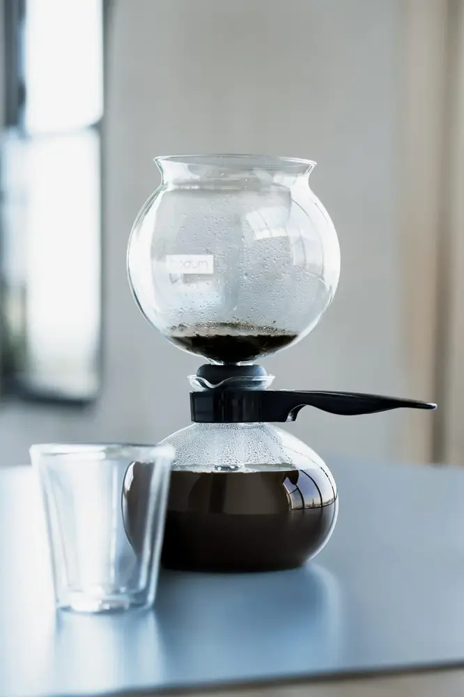 Programmable ePebo Vacuum coffee maker, 8 cup, 1.0 l, 34 oz, 1000W