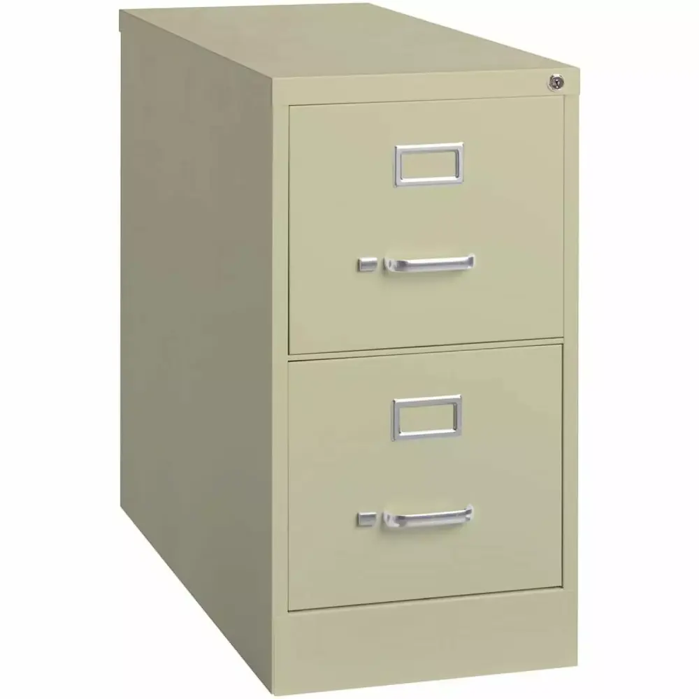 Scranton & Co 26.5 Deep Commercial Grade 2 Drawer Letter File Cabinet Putty