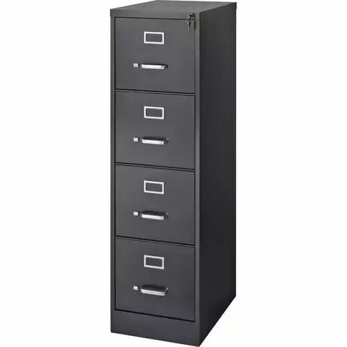 Lorell Commercial 4-Drawer Vertical File Cabinet 15 x 22 x 52 Letter Size