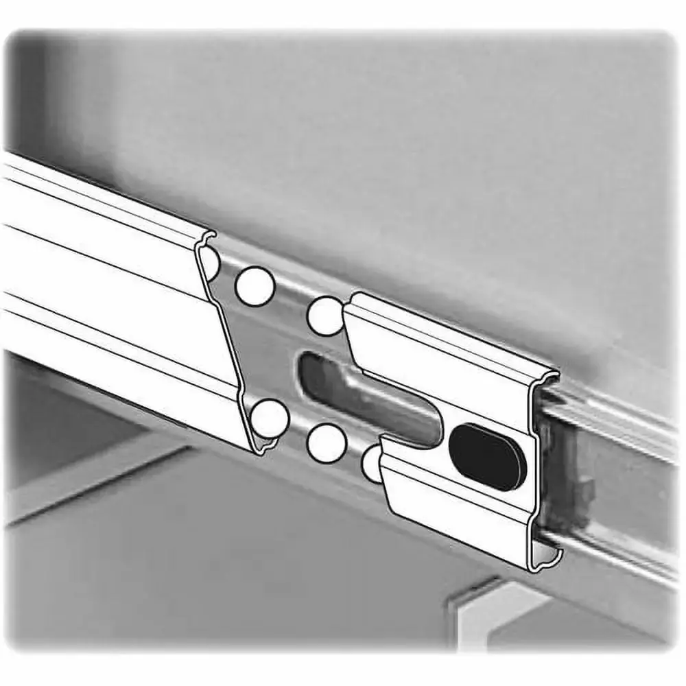 Lorell Commercial Grade Vertical File Cabinet 5 Drawer Letter Security Lock Light Gray Steel