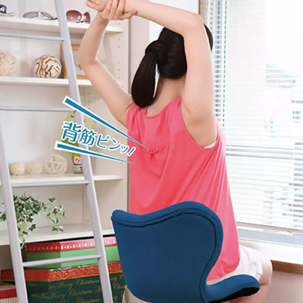 Doshisha Telework Thick Cushion Desk Chair Compact Slim Fit Black SFC-BK