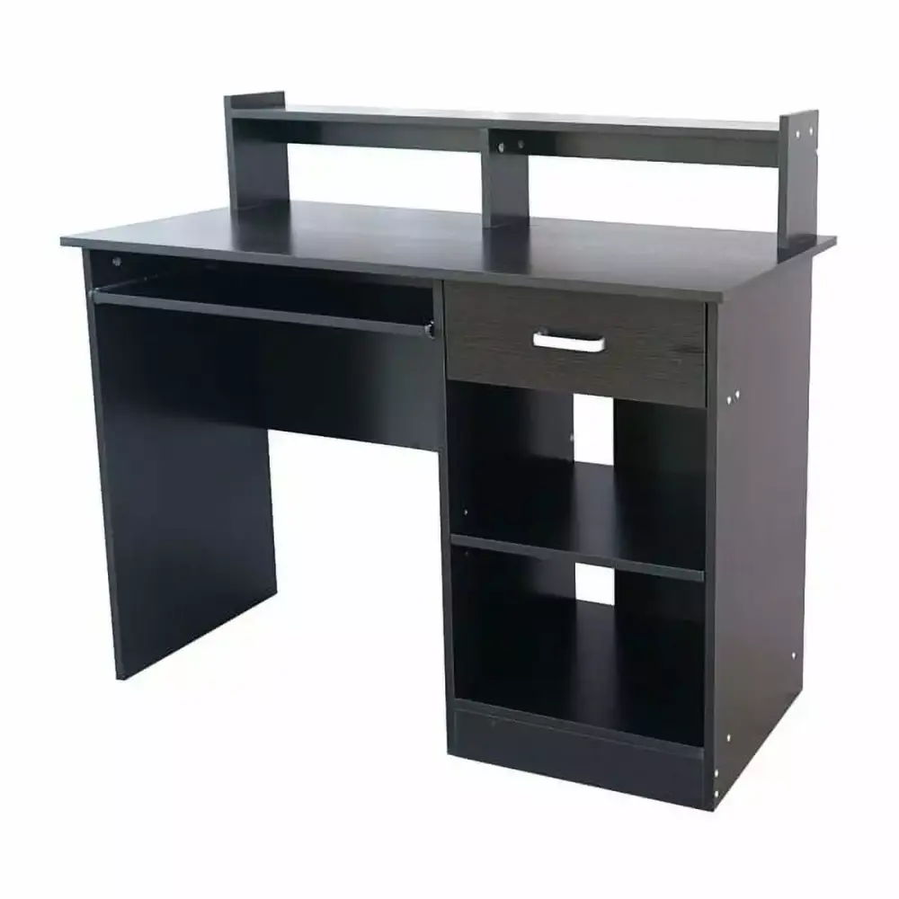 General Style Modern E1 15MM Chipboard Computer Desk Black YTTX