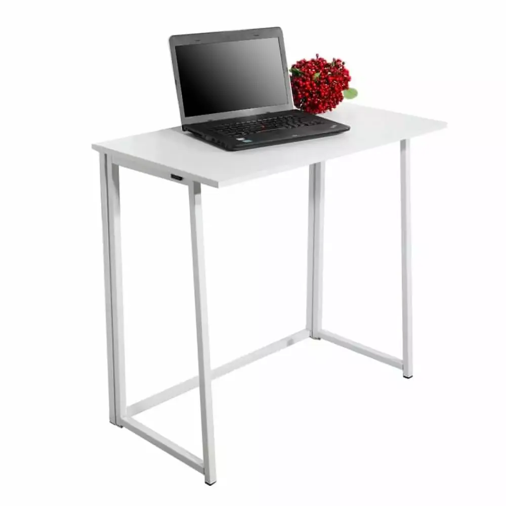 Simple Collapsible Computer Desk White Space Saving Home Office Desk YTTX