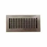 MFARG1212W METAL-FAB Chalk Aluminum Return Air Grille, 1/2" Spacing, 12" X 12"