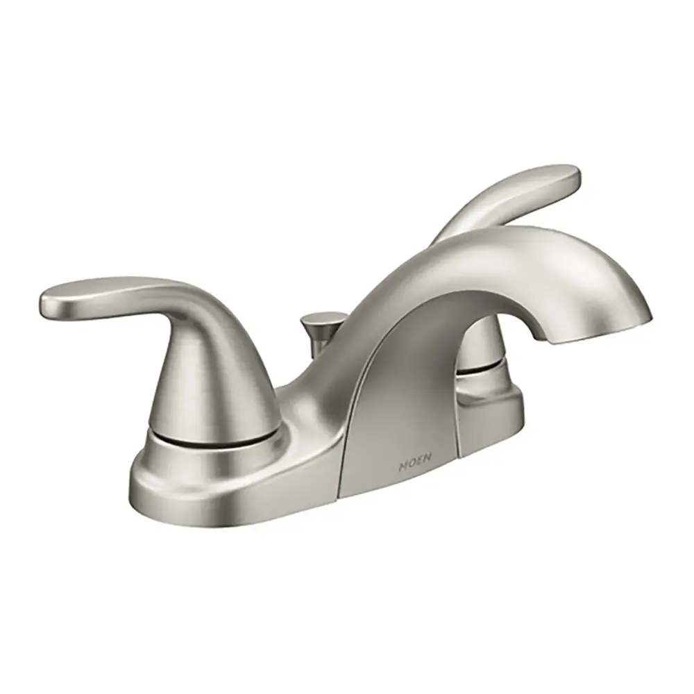 Adler 2 Handle Lavatory Faucet, Satin-brushed Nickel, Spot Resist