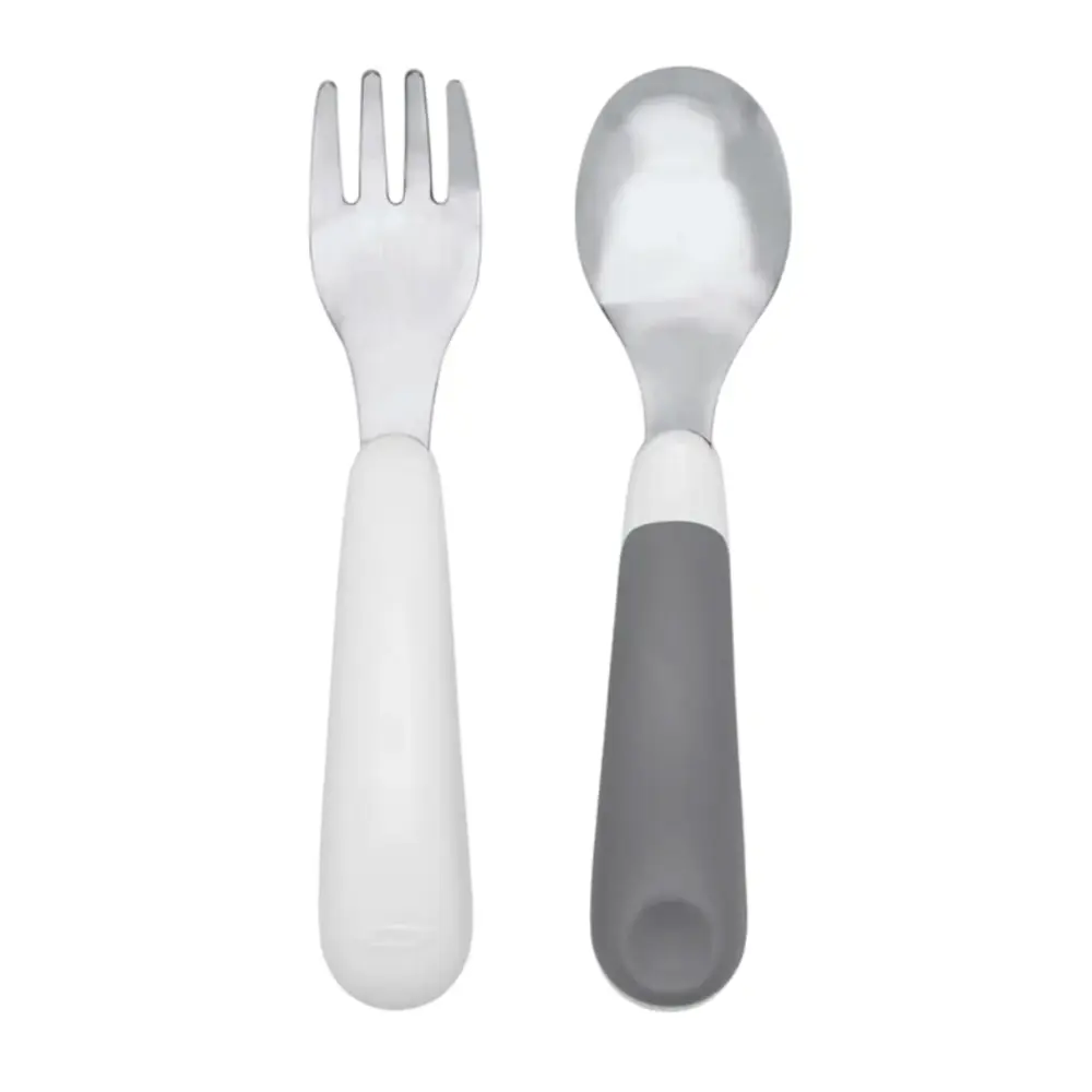 On--Go Fork & Spoon Place - Grey