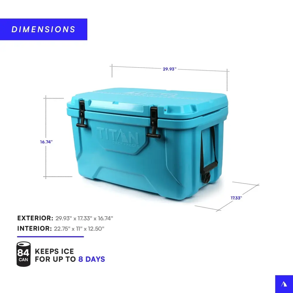 Titan 55 Quart Navy High Performance Cooler