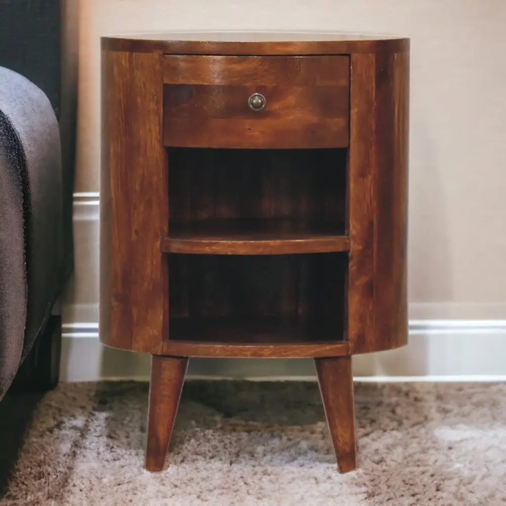 Cortez - Bedside Table Hidden Storage