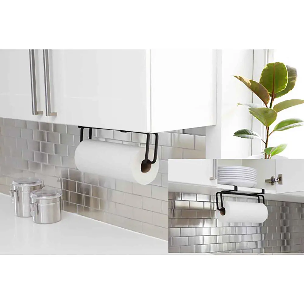 Squire Multi-Purpose Paper Towel Holder, Onyx