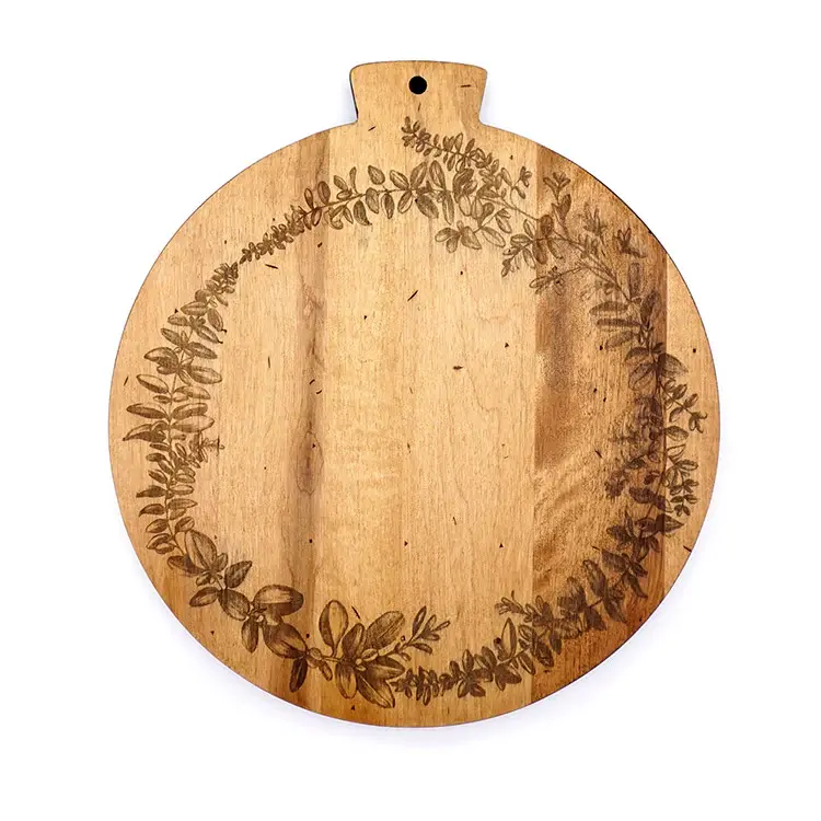 Artisan Maple Round Serving Board-Laura Zindel Thyme