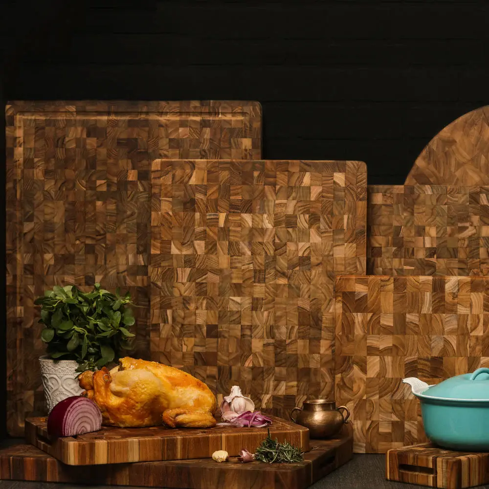 Butcher Block Carving Board Two-sided (L) 333 | Razor Sharp |