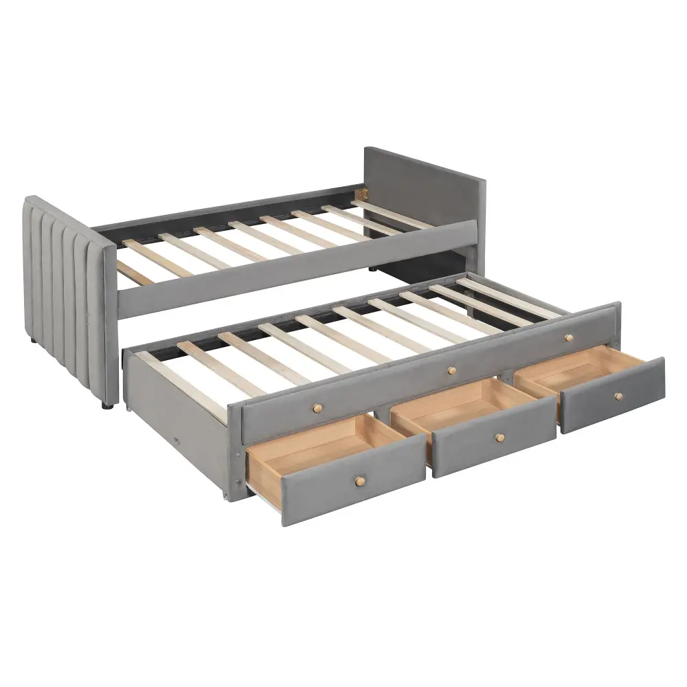 Luxury Hotel Collection Upholstered Daybed Trundle And Drawers