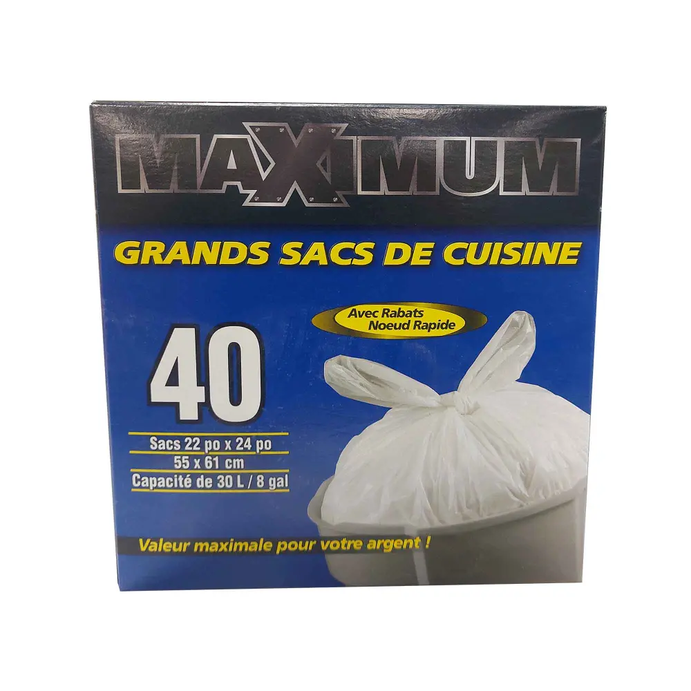 Large Kitchen Bags 22'' x 24'', 30 Units