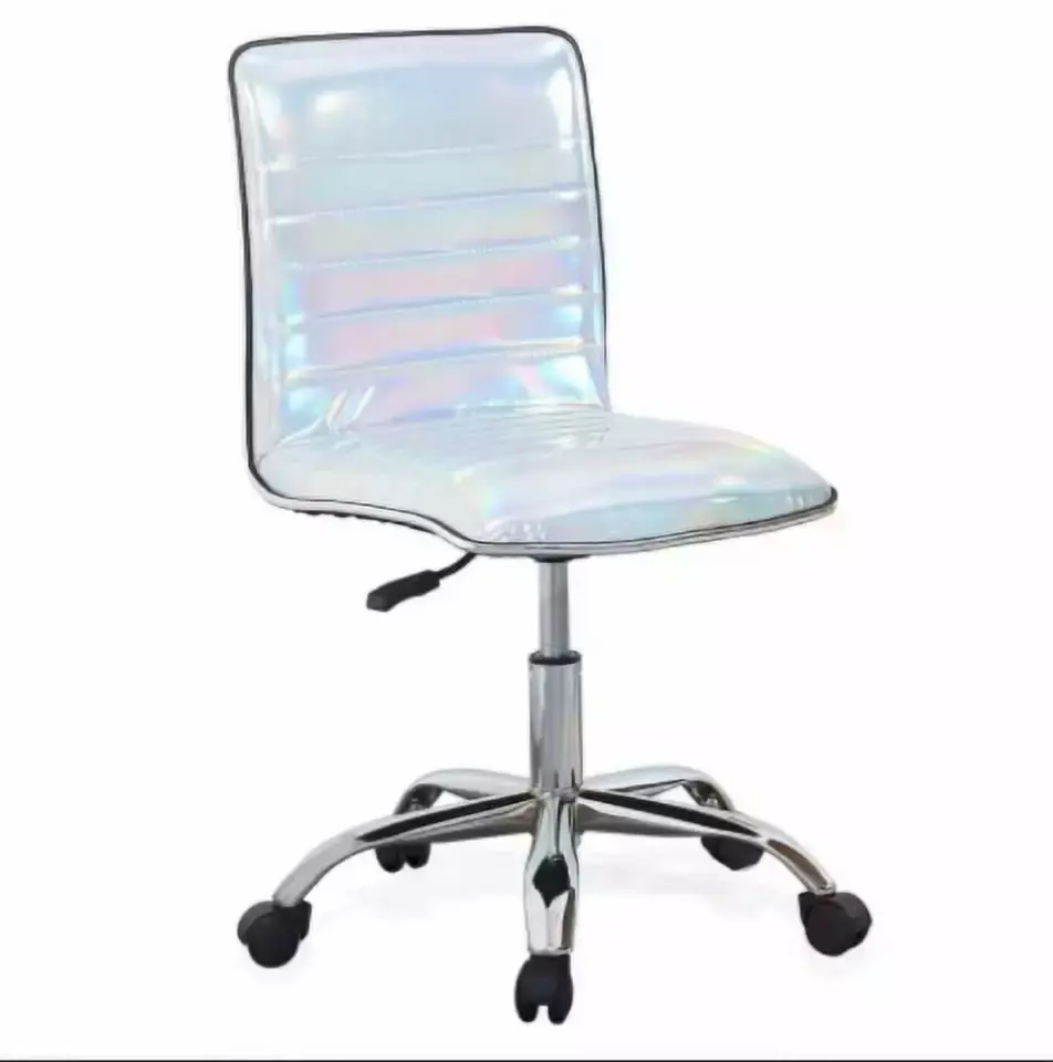 Westerly Soft Padded Iridescent Swivel Desk Chair 21.5x16.5x30 Inches