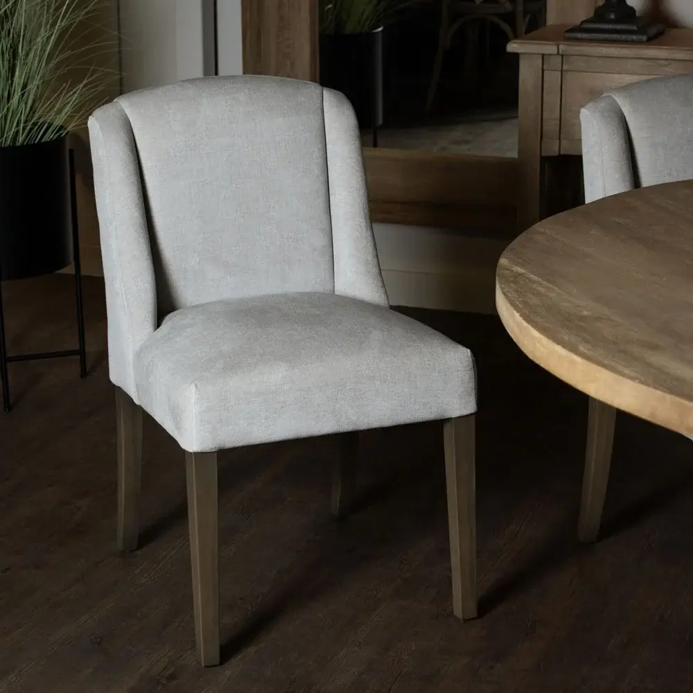 Compton Dining Chair - Grey Compatible Loveseat