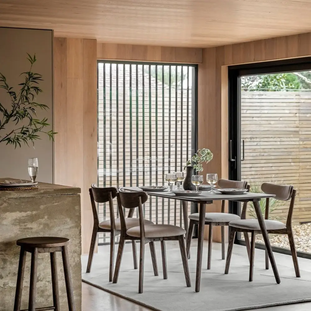 Alston Rectangle Dining Table - Smoke