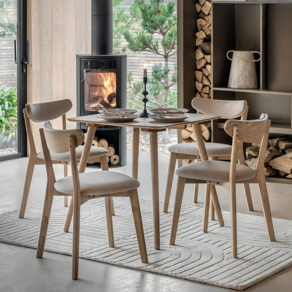 Alston Square Dining Table - Pure