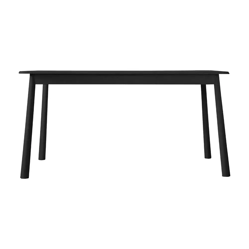 Commercial Grade Walter Rectangular Dining Table - Jet-black