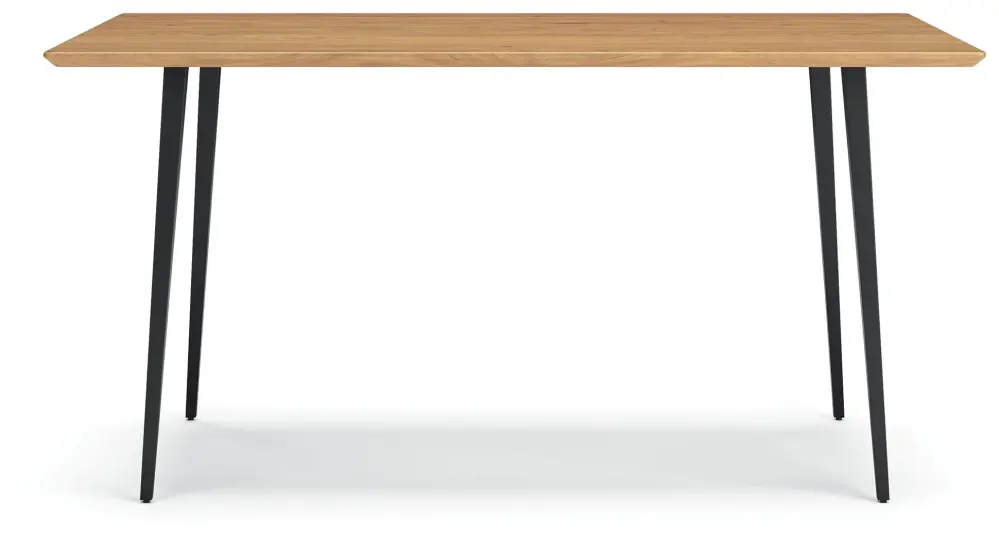 Gretlynn - Rectangular Dining Room Table - Onyx / Natural Shatterproof Guarantee