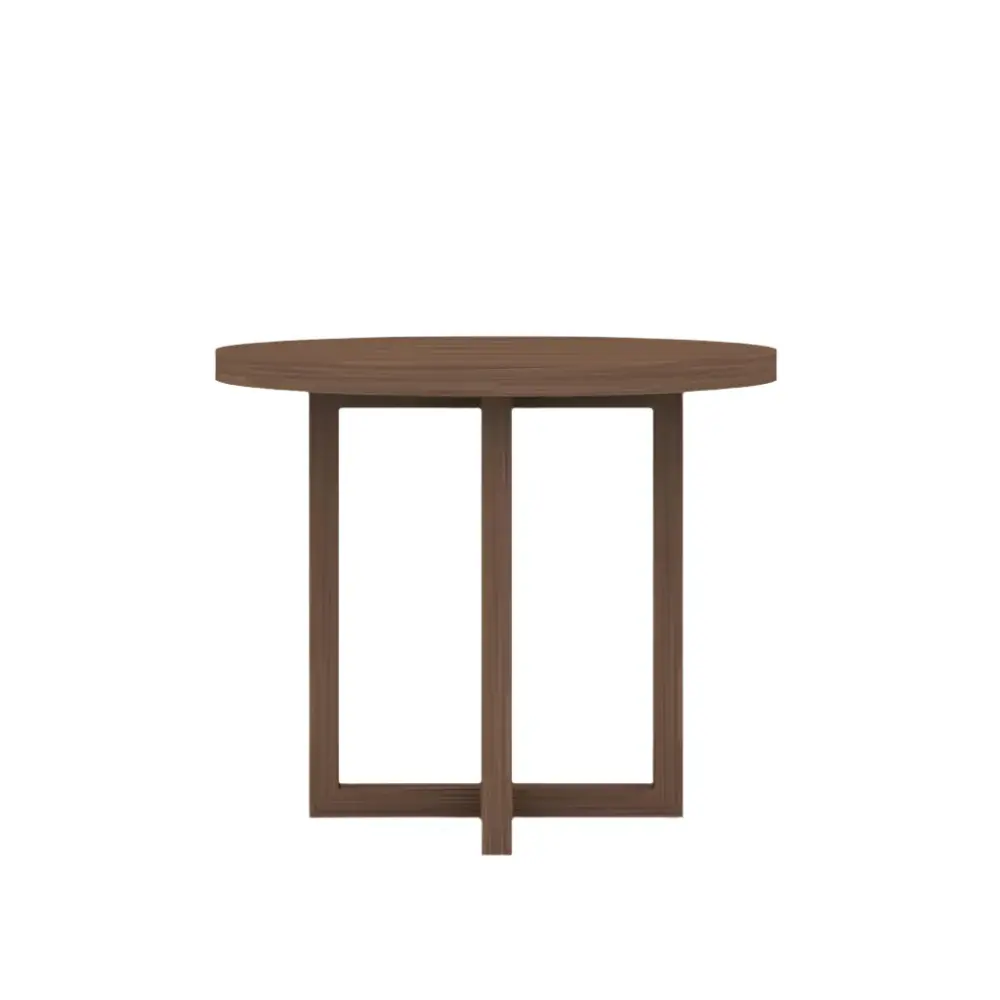 Iris 2 - 4 Seater Round Dining Table - Chocolate
