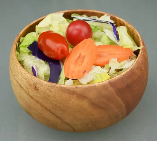 Acacia Calabash Bowl, 6" x 3", Modest Salad Bowl