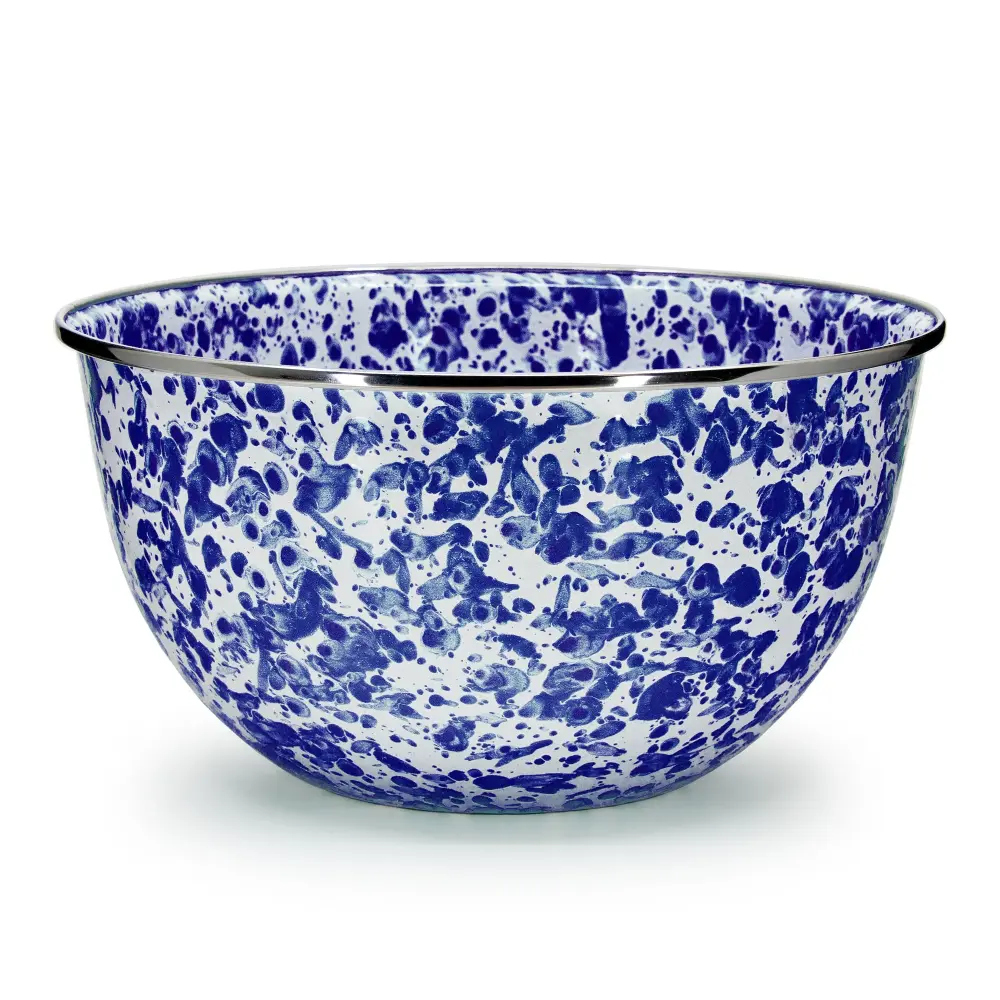 Cobalt Swirl Generous Salad Bowl