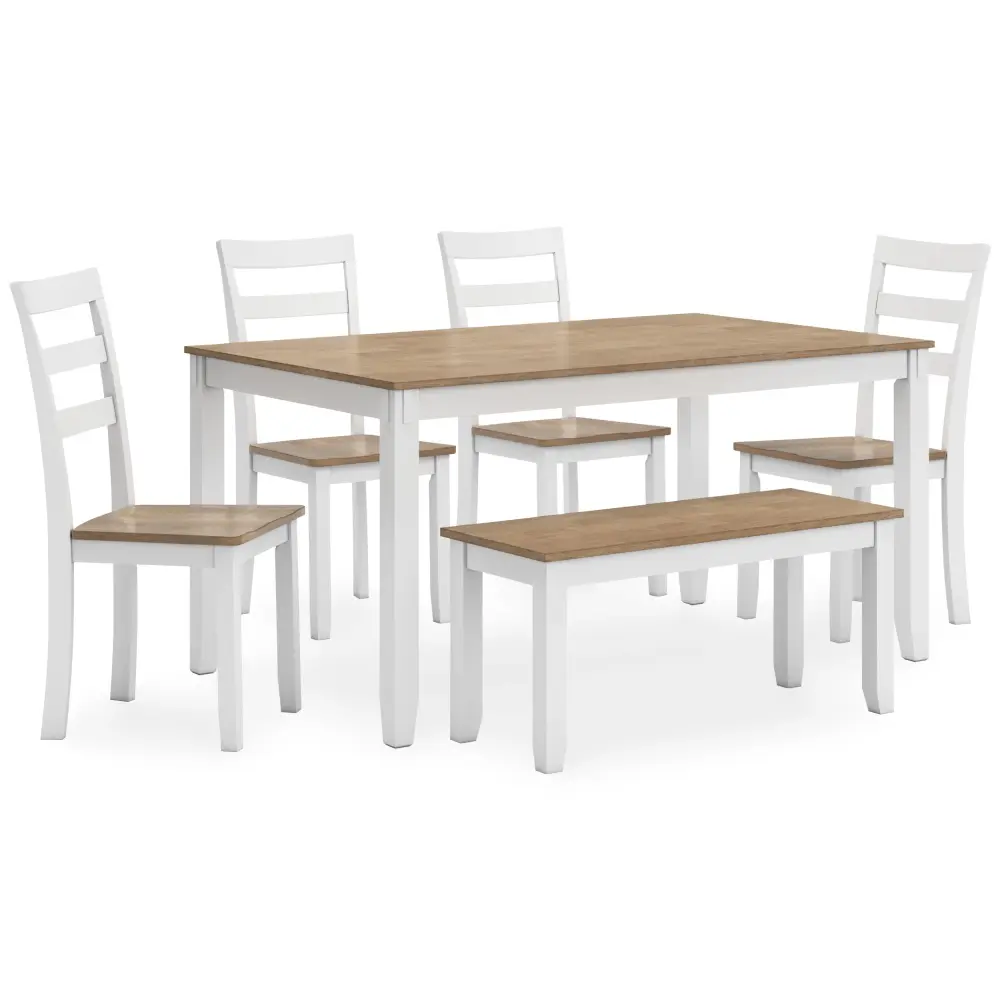 Diamond Contemporary Furniture Exclusive Design Gesthaven 6 pc Dinette D398-325