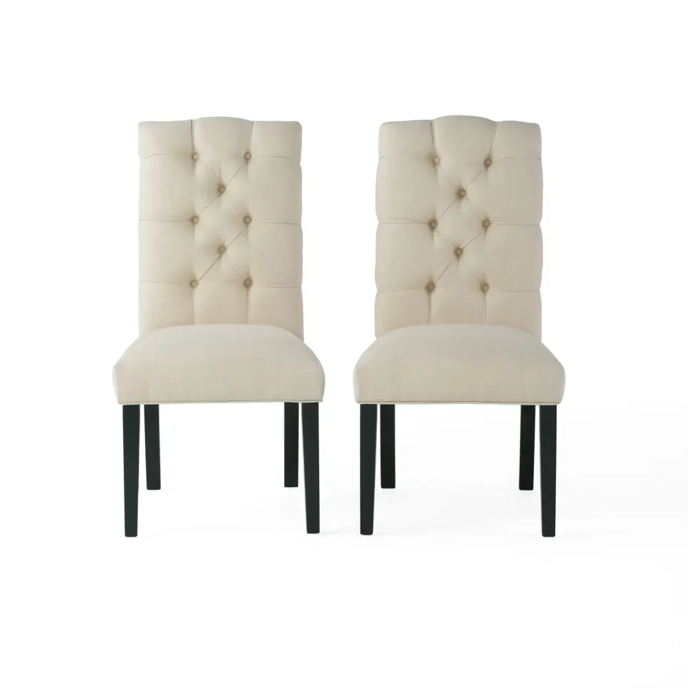 Harding - Tufted Dining Chair (Set 2) - Pure