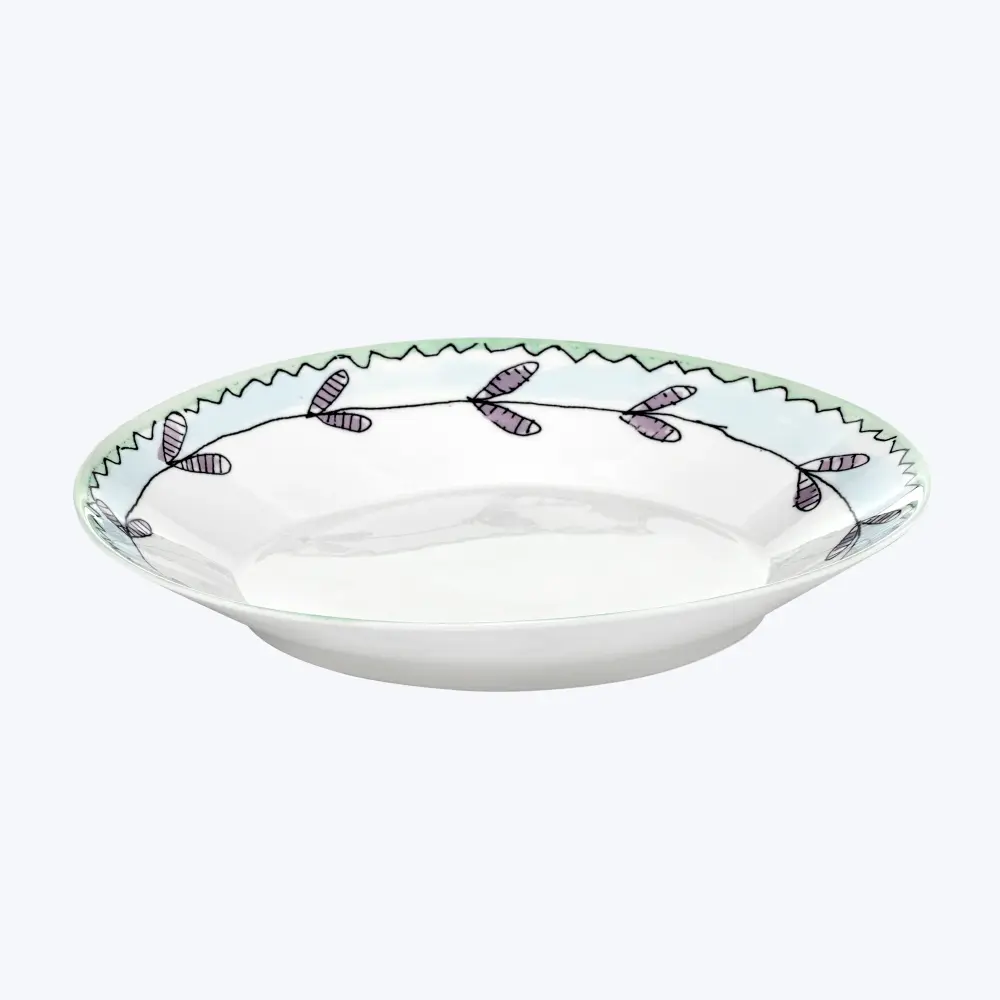 Midnight Flowers Pasta Bowl