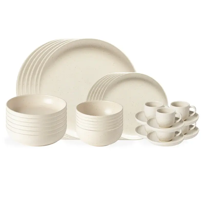 PACIFICA 30-Piece Dinnerware Place Cup and Saucer