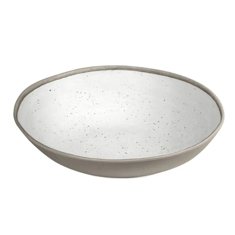 Retreat Pottery Snow Serve Bowl 12"