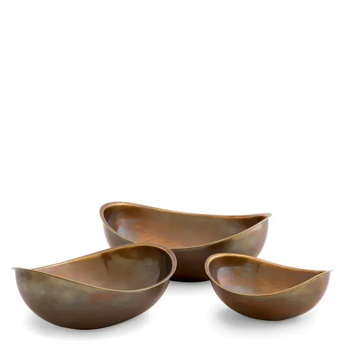 Sena set 3 Bowls - Vintage Warm alloy