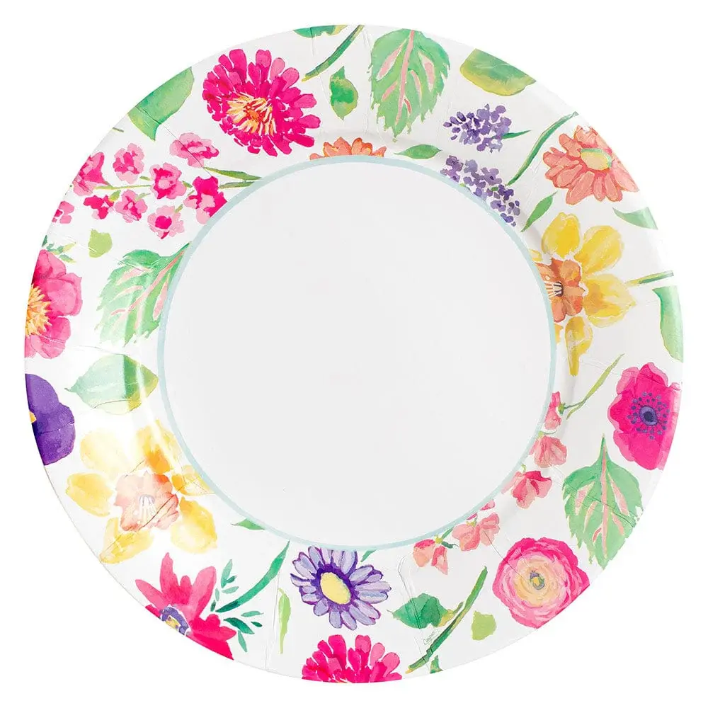 Summertime Dinner Plates - 8 Per Package