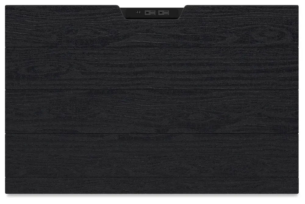 Londer - Two Drawer Night Stand - Midnight