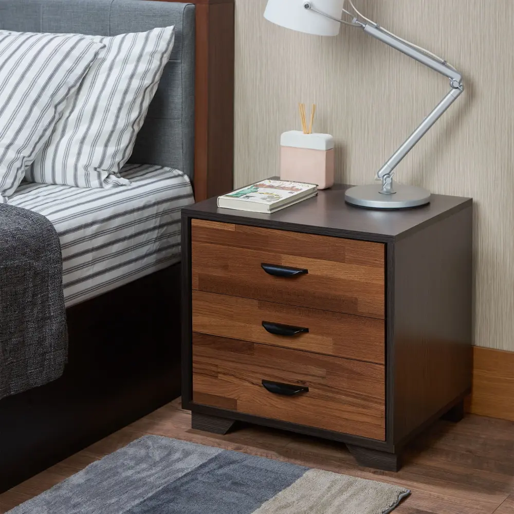 Marble Bookend Eloy - Accent Table - Walnut / Espresso