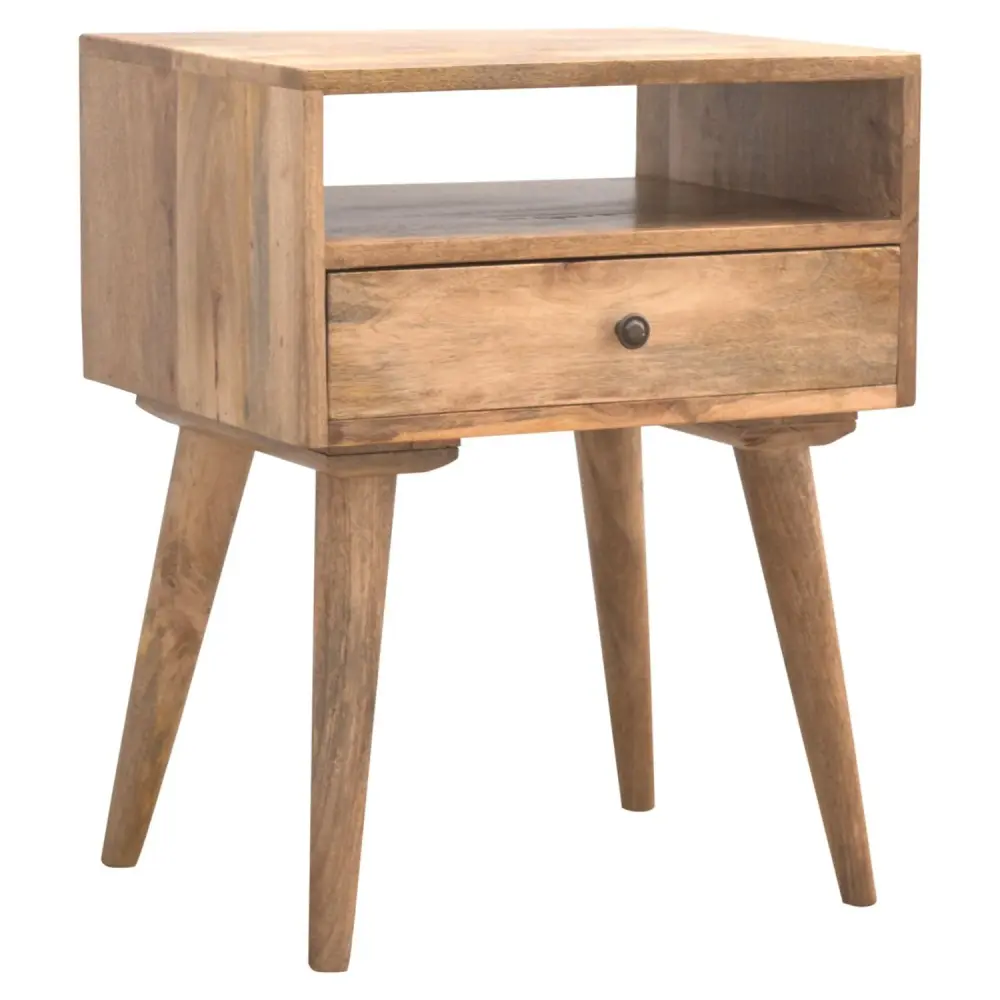 Nightstand Open Slot - Oak
