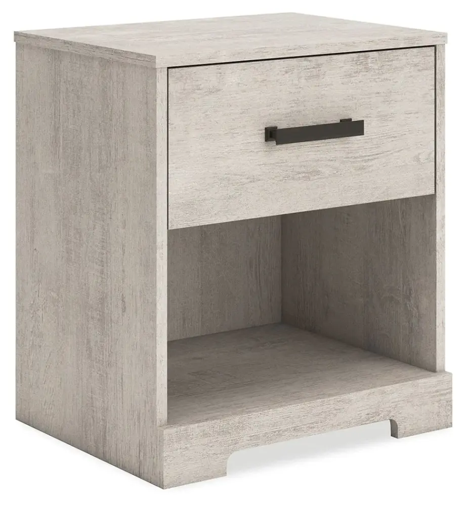 Shawburn - One Drawer Night Stand - Ash