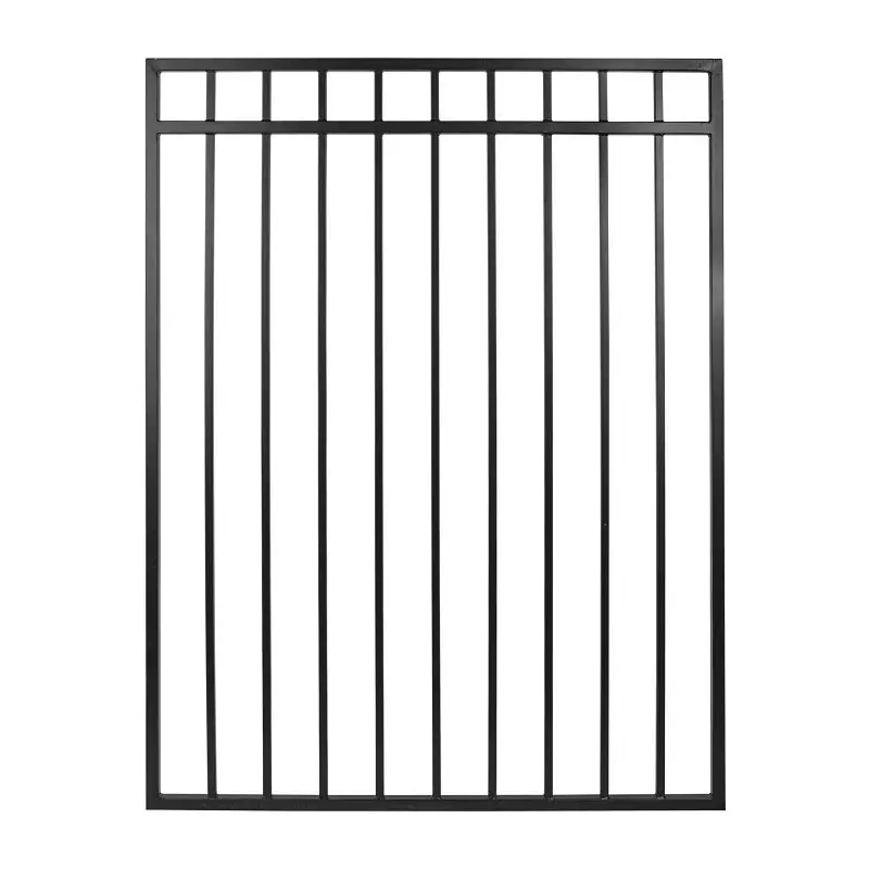 Nuvo Iron Legacy CGRTB4560 Shell pink Fence Gate, 45 W Gate, 60 H Gate, Iron Frame