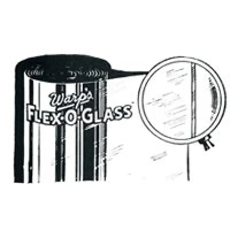Warp's Flex-O-Glass Series NFG-3650 Window Film, 50 yd L, 36 W, 4 Plush Material, Plastic