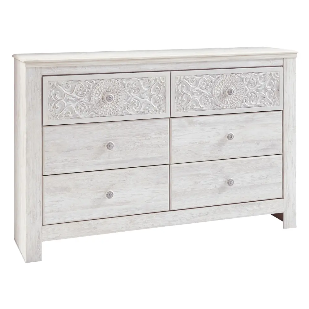 Diamond Modern Furniture Exclusive Design Paxberry 6-Drawer Dresser B181-31