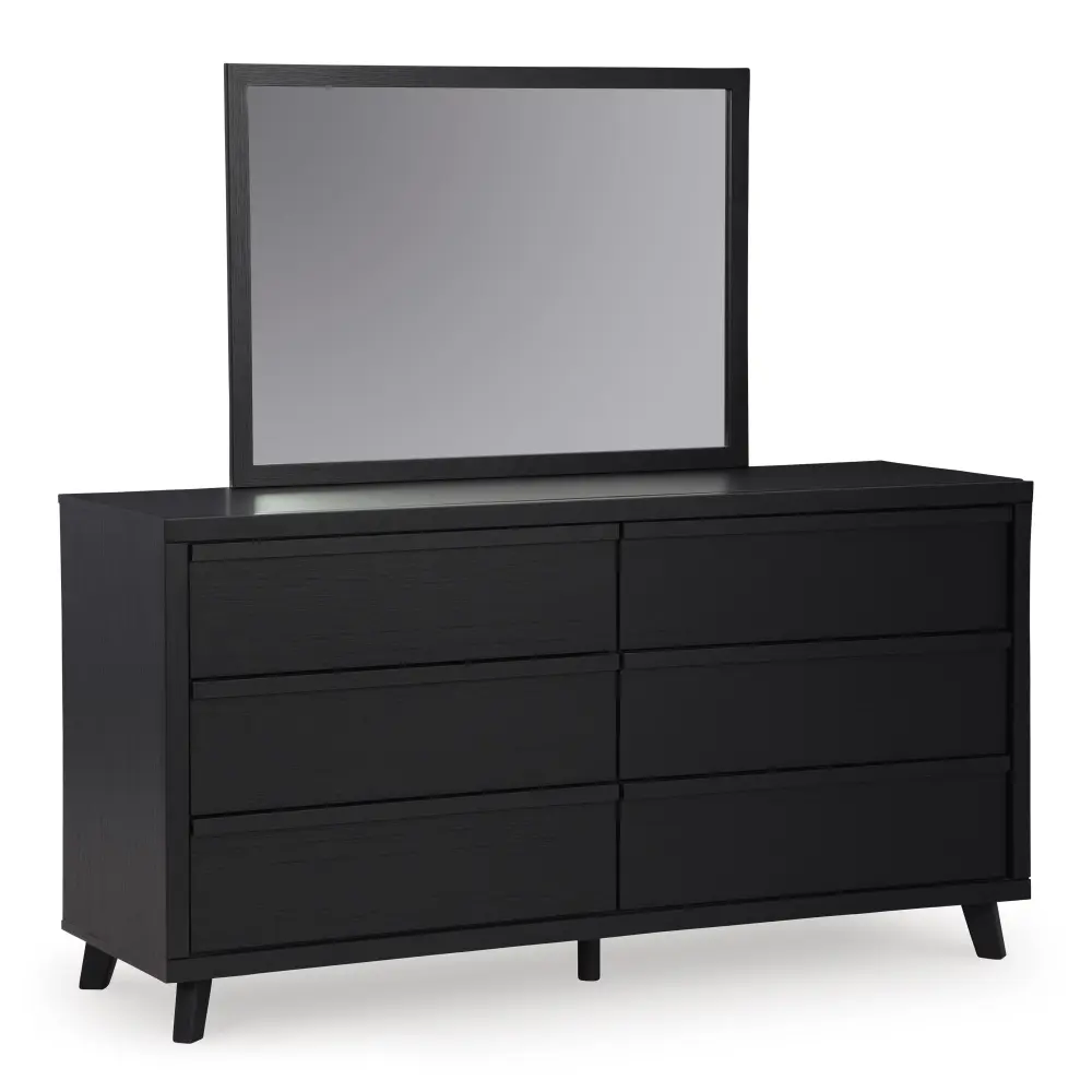 Diamond Modern Furniture Premium Design Danziar 6-Drawer Dresser Mirror B1013-231/B1013-36