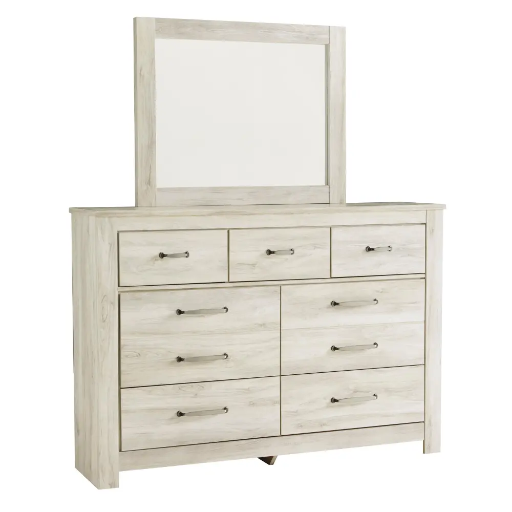 Diamond Modern Furniture Restricted Design Bellaby 7-Drawer Dresser Mirror B331-31/B331-36