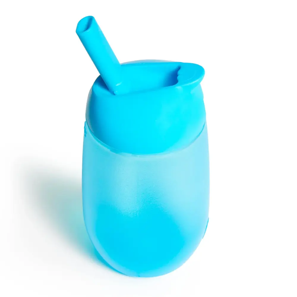 Simple Clean Straw Cup 10 oz - Blue