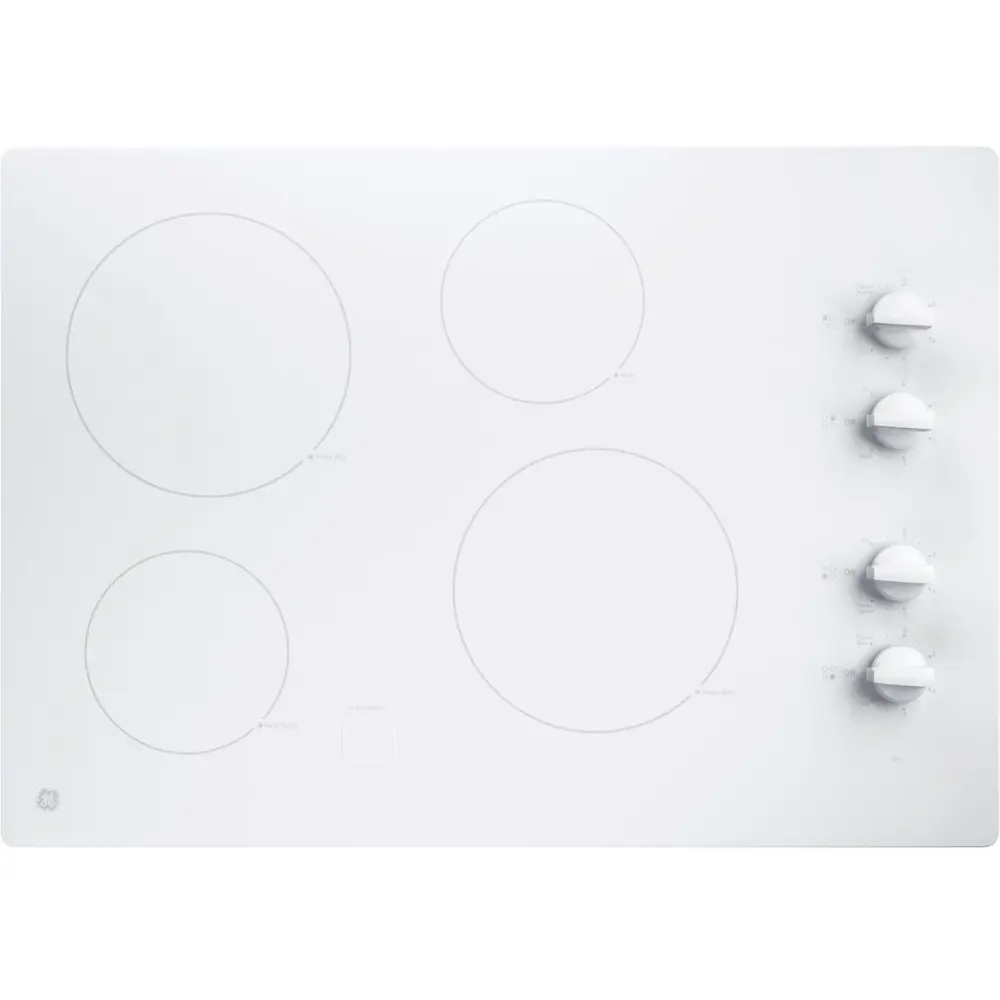 GE 30-inch Built- Electric Cooktop JP3030TWWW