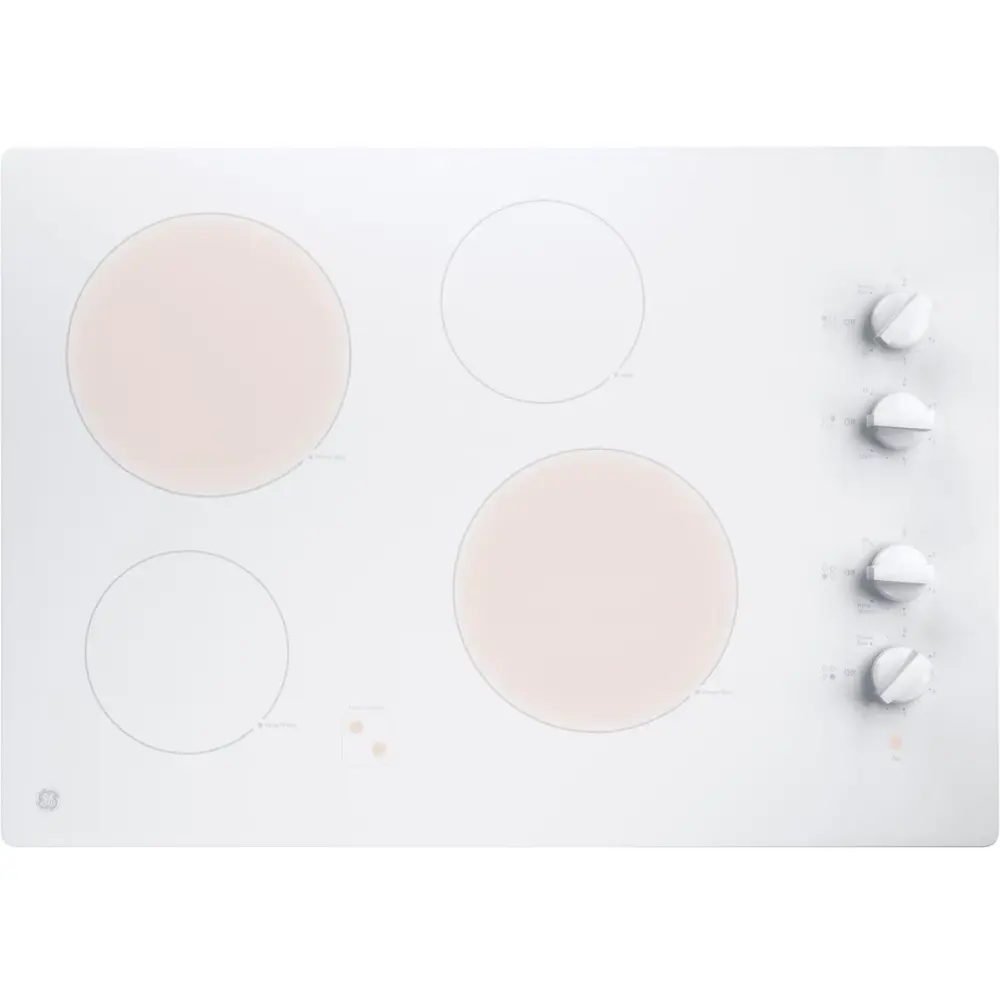 GE 30-inch Built- Electric Cooktop JP3030TWWW